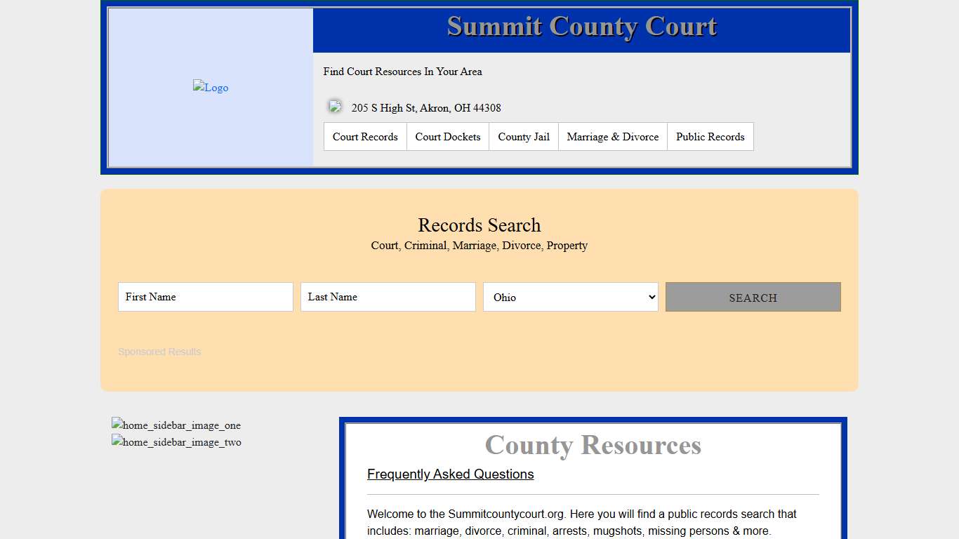 Summit County Court Records Search